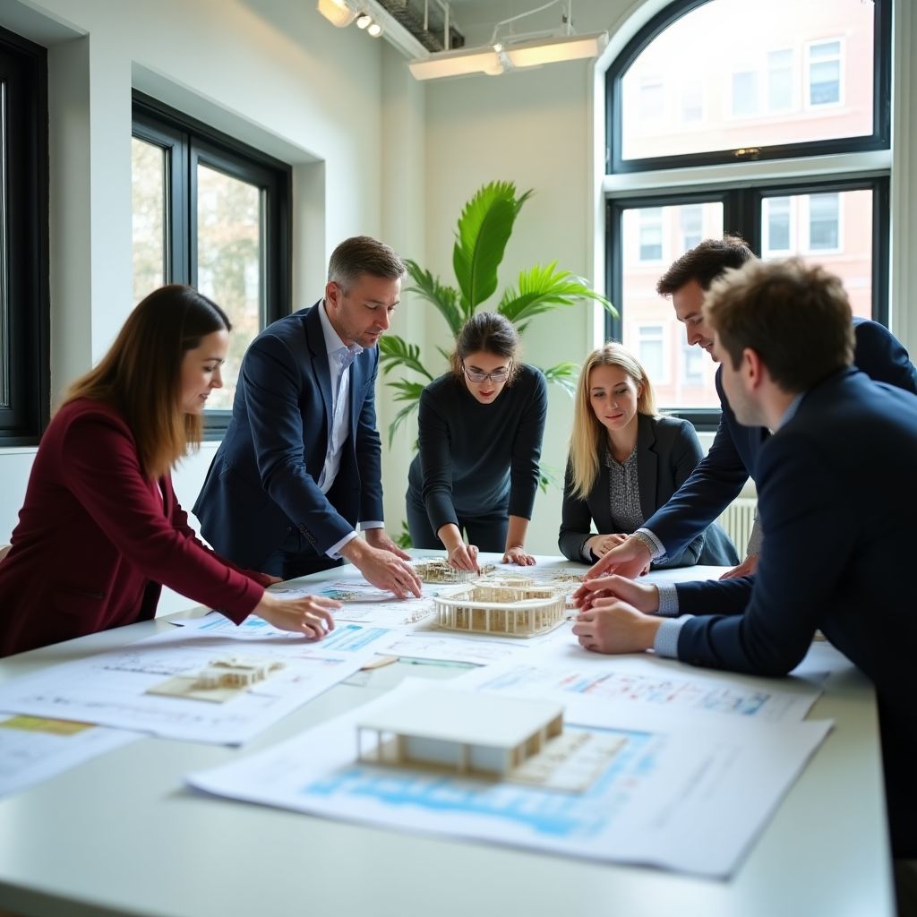 Equipo fundador de ARG-Invest en una sesión de planificación estratégica